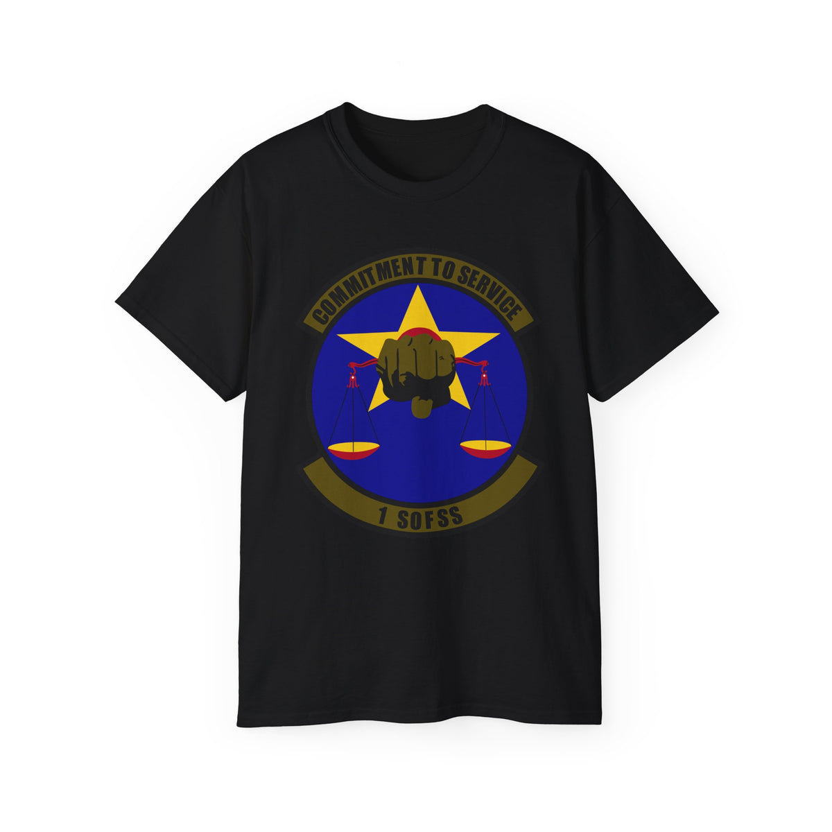 Unisex Ultra Cotton Tee - USAF - 1st Special Operations Force Support Sq wo txt X 300