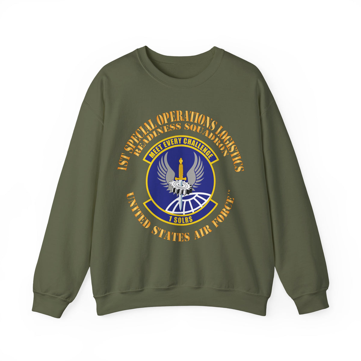 Crewneck Sweatshirt - USAF - 1st Special Operations Logistics Readiness Squadron X 300