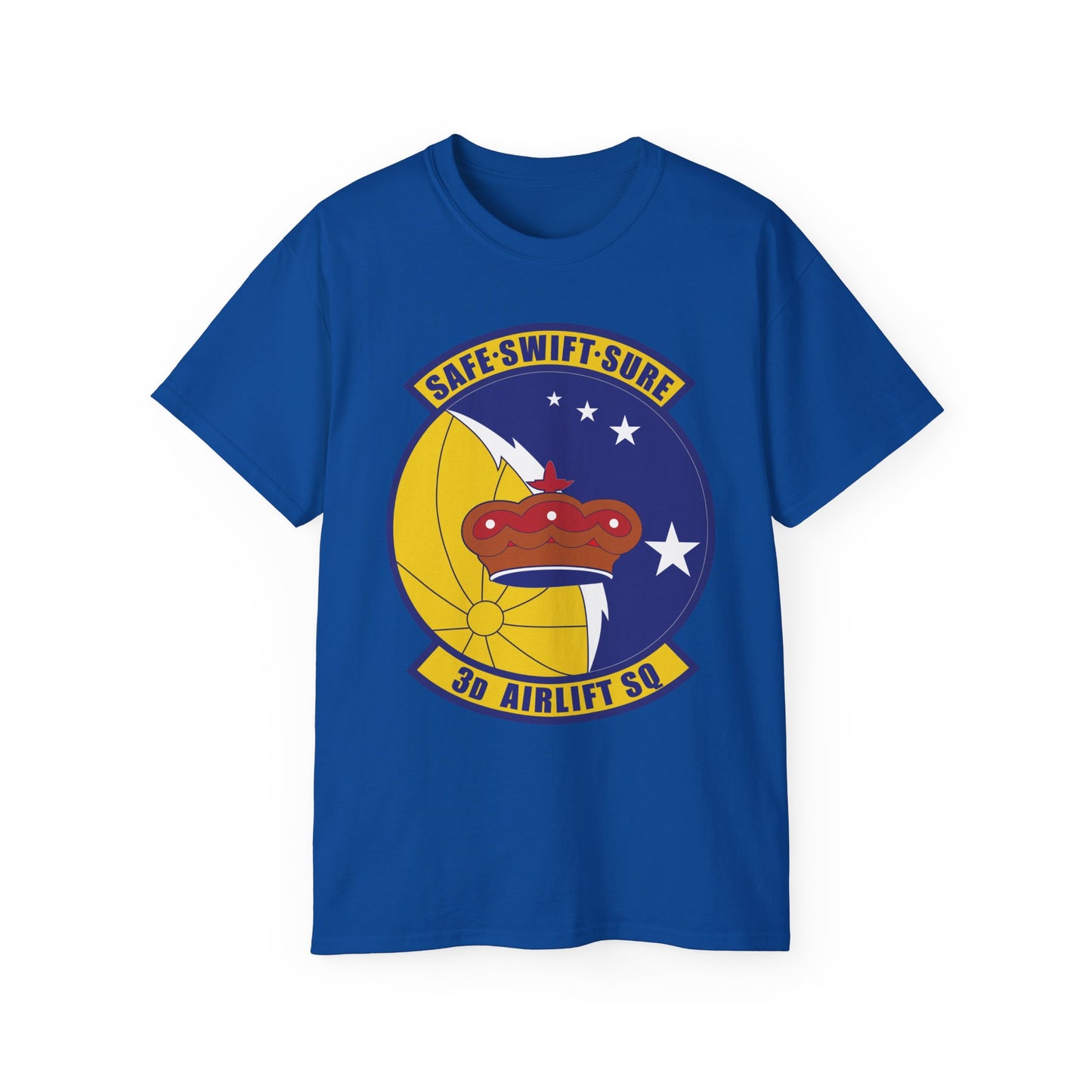 Unisex Ultra Cotton Tee - USAF - 3rd Airlift Squadron wo txt