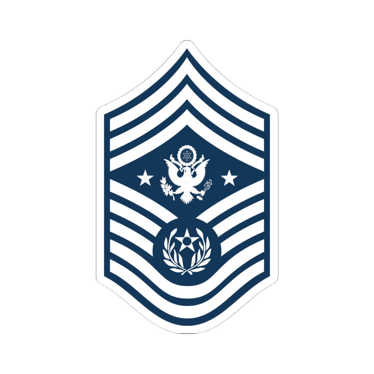 Kiss-Cut Stickers - USAF - Chief Master Sergeant of the Air Force (E9d) - 2020