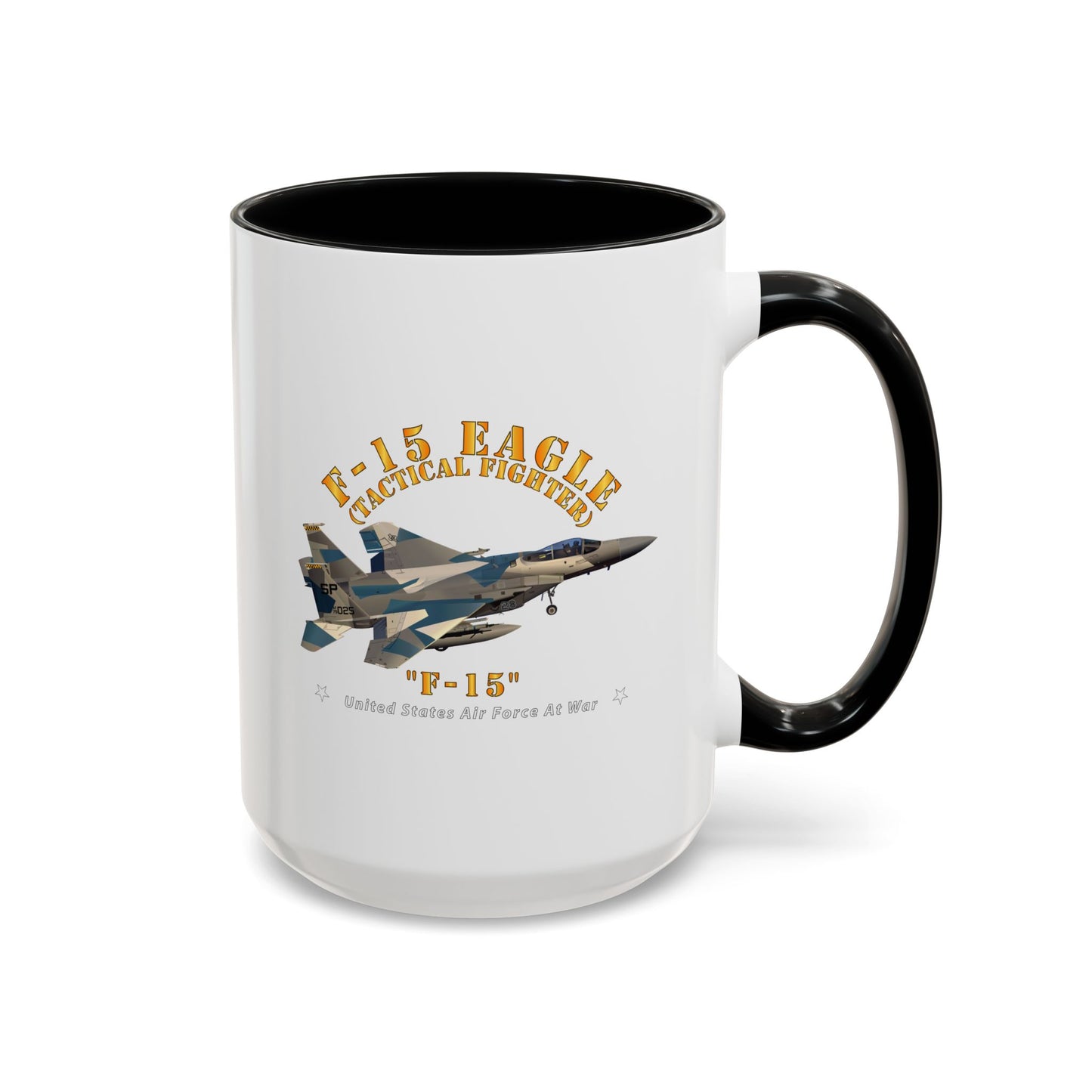 Accent Coffee Mug (11oz & 15oz) - USAF - F15 Eagle - F15