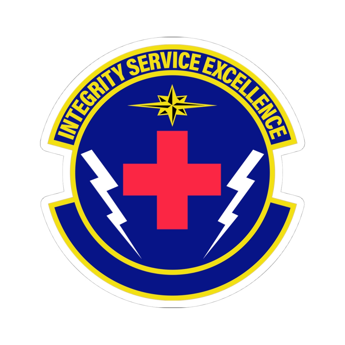 Kiss-Cut Stickers - USAF - 10th Healthcare Operations Sq wo txt
