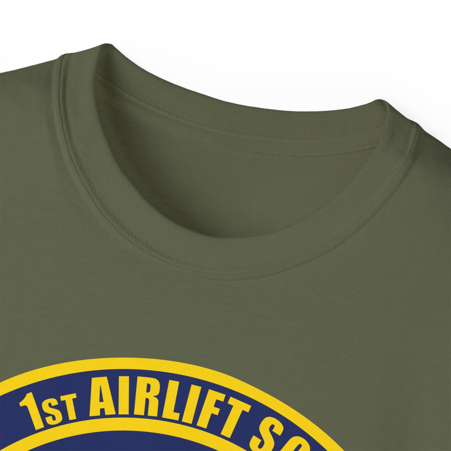 Unisex Ultra Cotton Tee - USAF - 1st Airlift Squadron wo txt X 300
