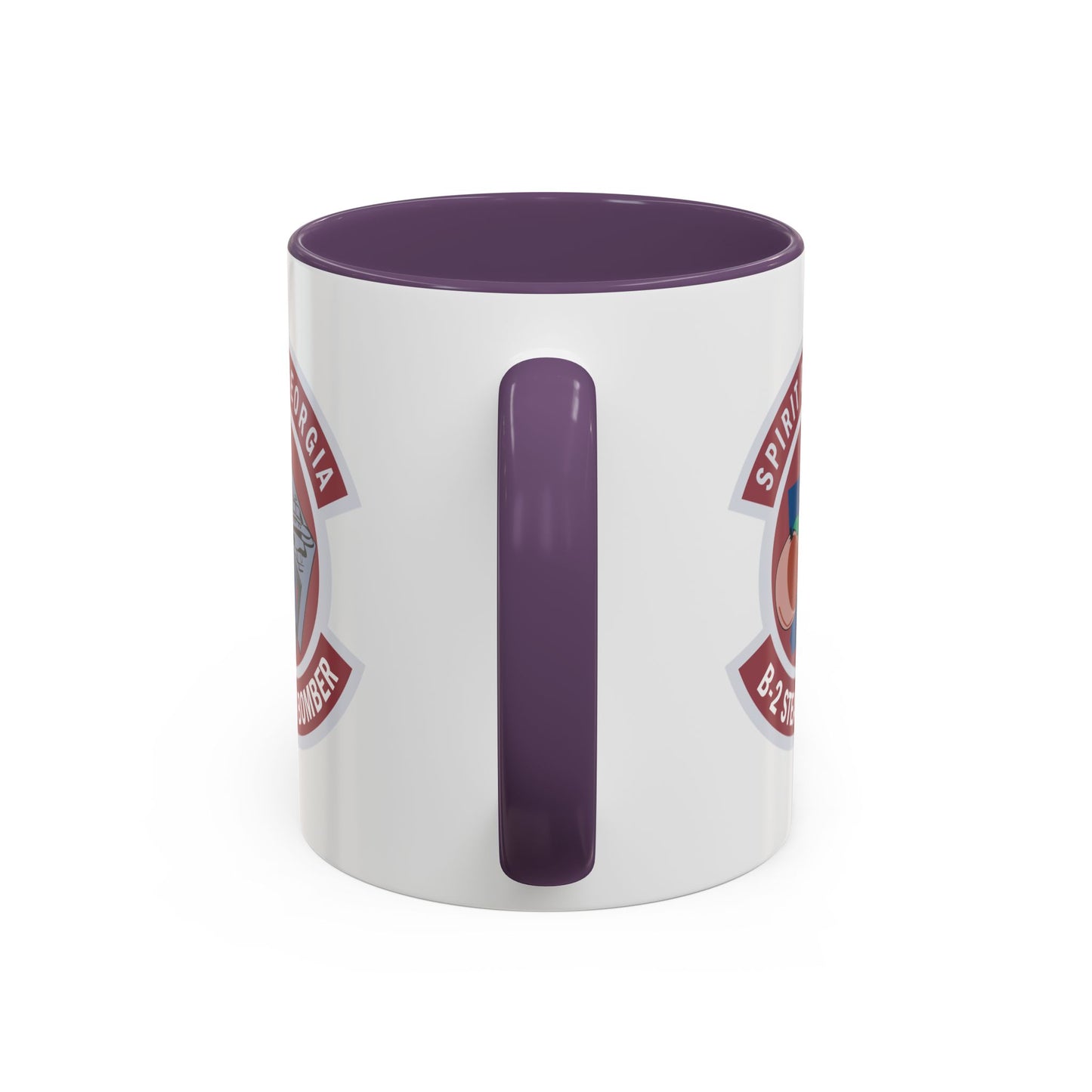 Accent Coffee Mug (11oz & 15oz) - USAF - B2 - Spirit of Georgia - Stealth Bomber wo txt X 300