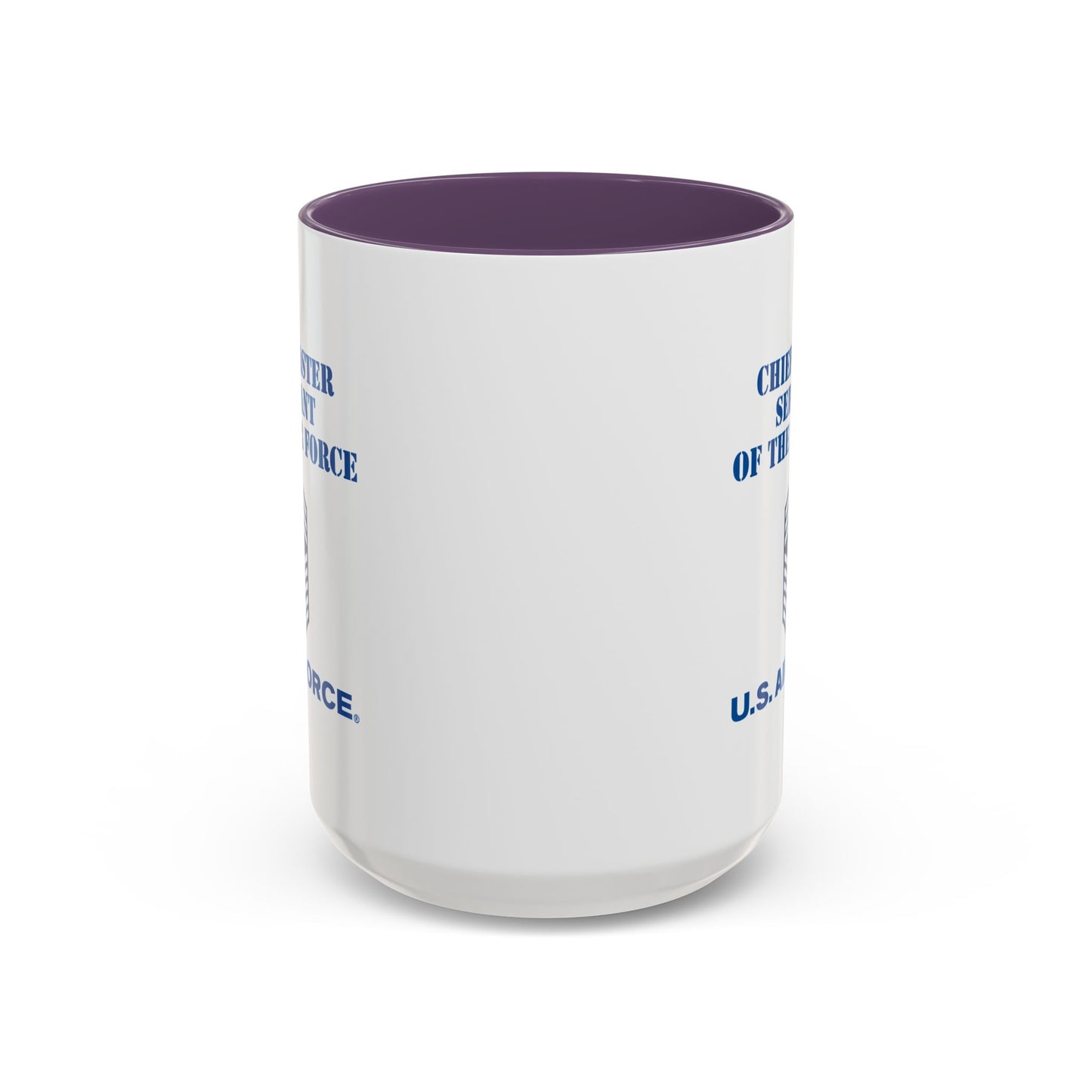 Accent Coffee Mug (11oz & 15oz) - USAF - Chief Master Sergeant of the Air Force (E9d) - US Air Force w Text X 300