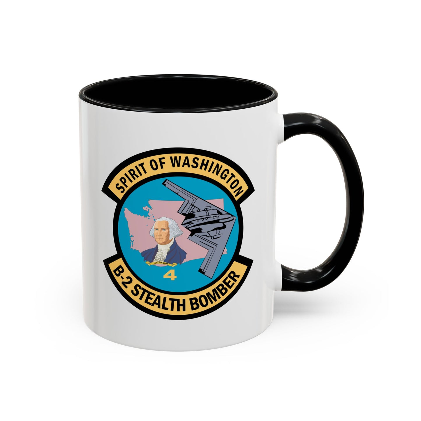 Accent Coffee Mug (11oz & 15oz) - USAF - B2 - Spirit of Washington - Stealth Bomber wo txt X 300