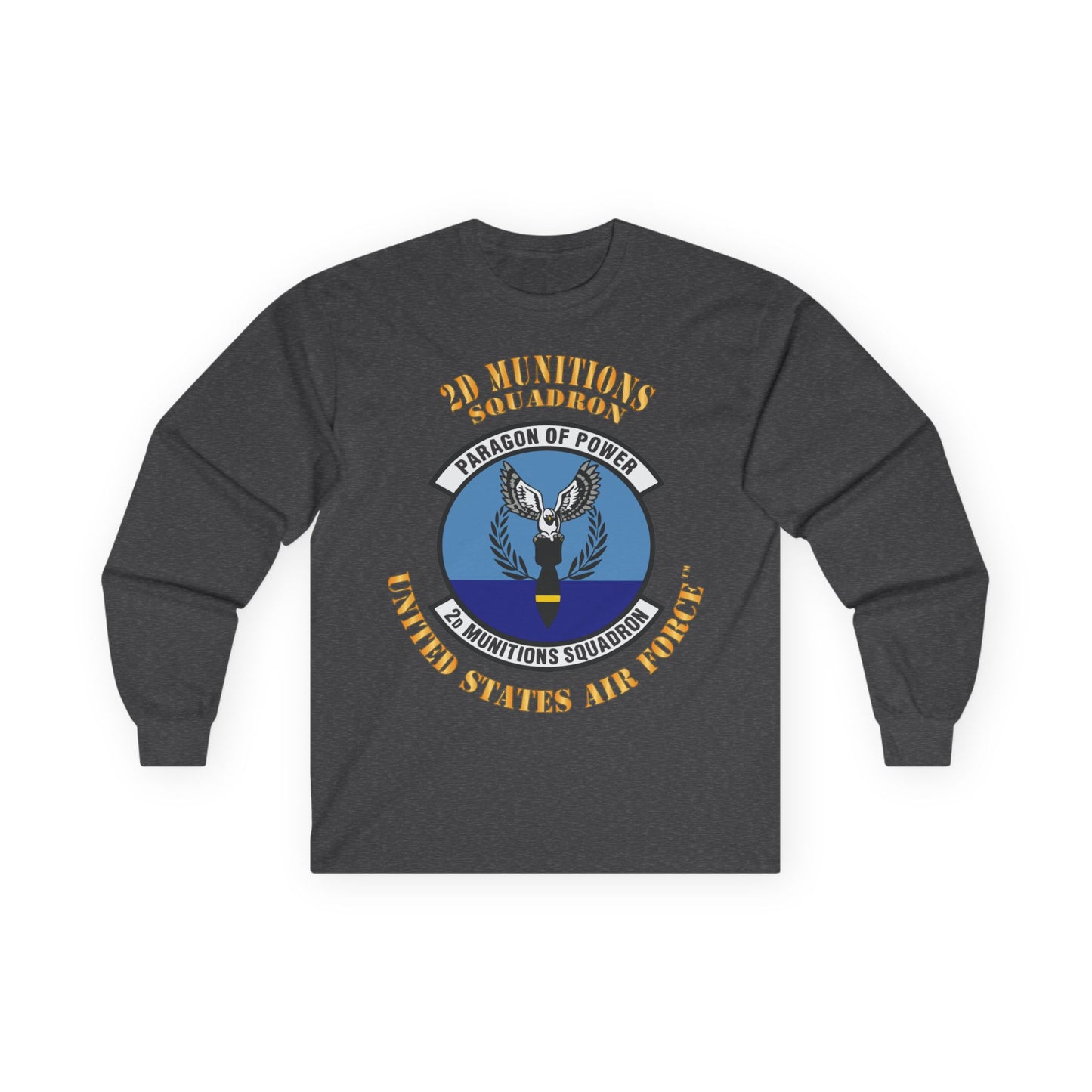 Unisex Ultra Cotton Long Sleeve Tee - USAF - 2nd Munitions Squadron