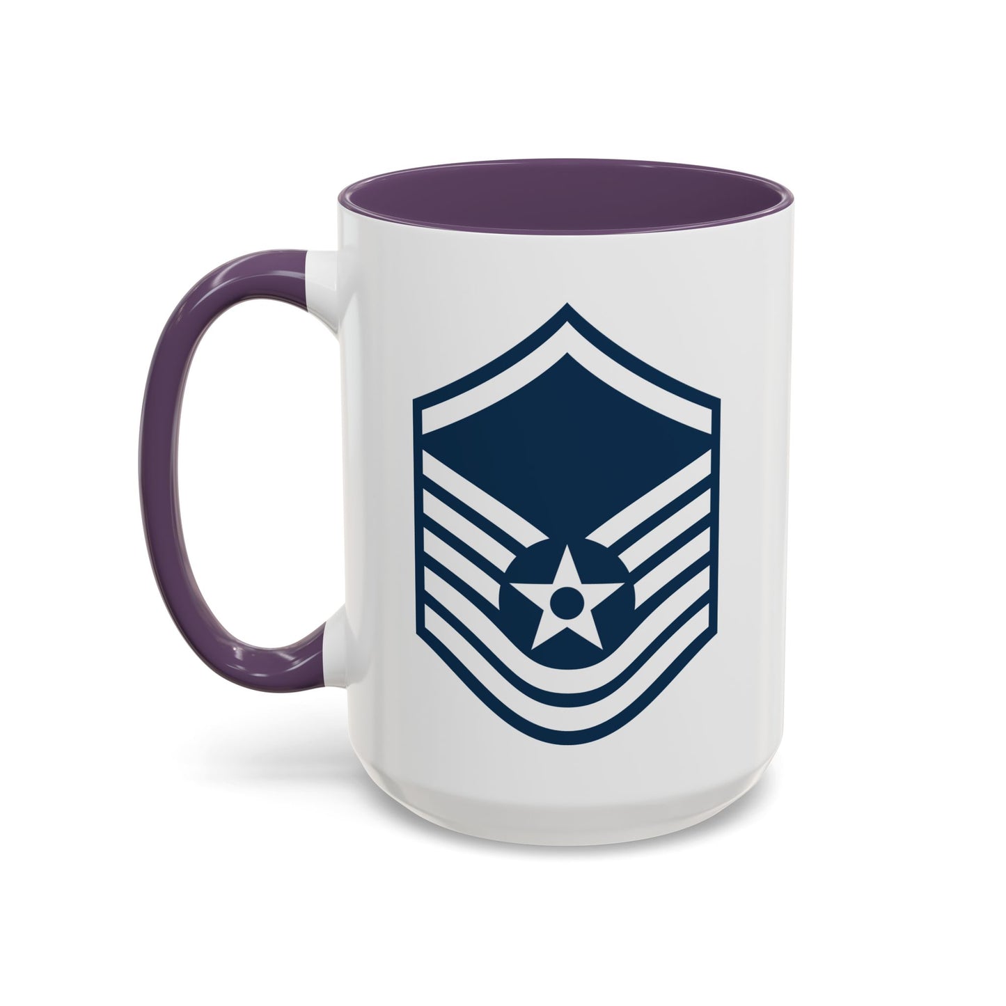 Accent Coffee Mug (11oz & 15oz) - USAF - Master Sergeant (E7a) - 2020