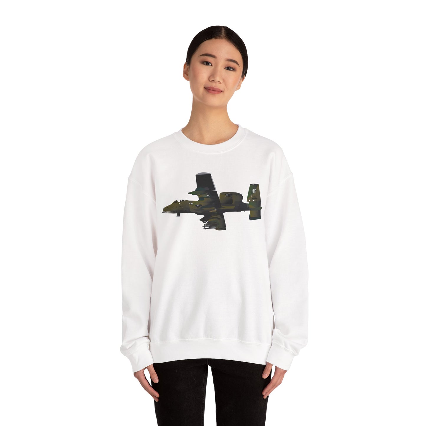 Crewneck Sweatshirt - Aircraft - A-10 Wart Hog X 300