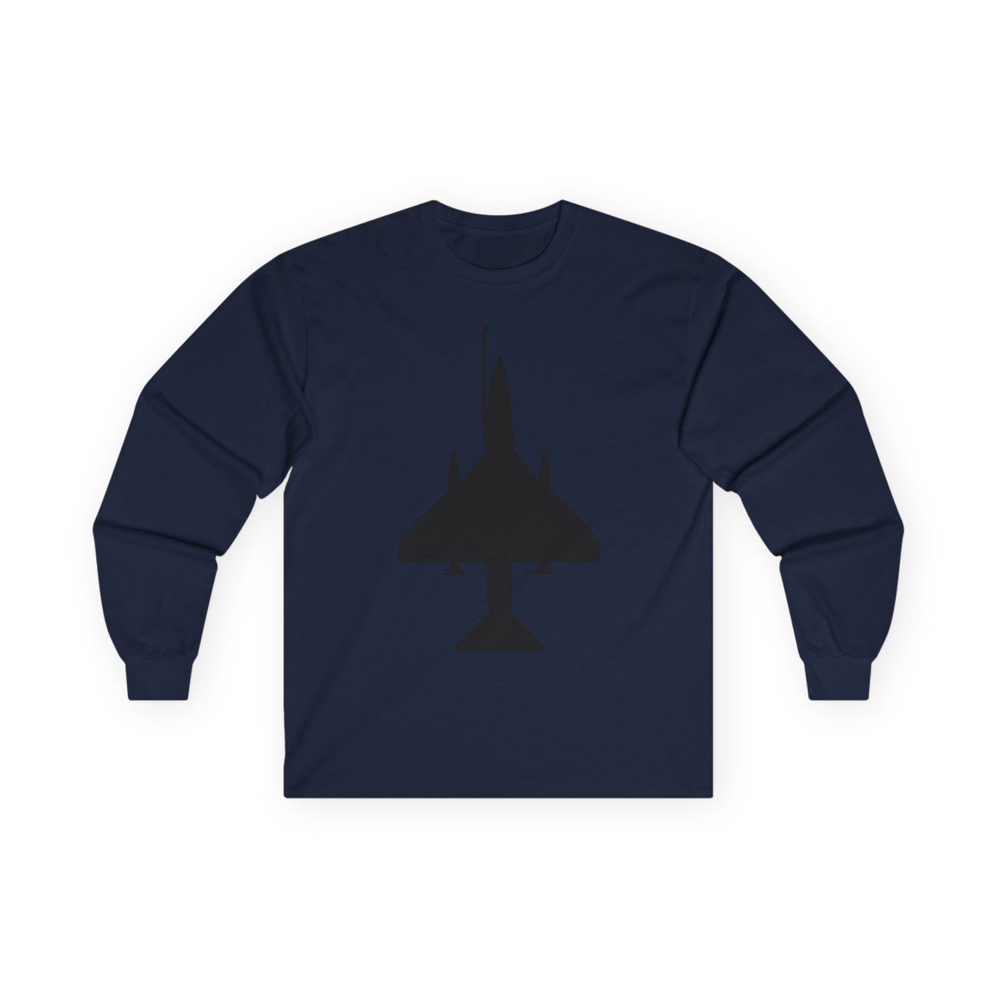 Unisex Ultra Cotton Long Sleeve Tee - Aircraft - A-4 SkyHawk - Top - Silhouette X 300