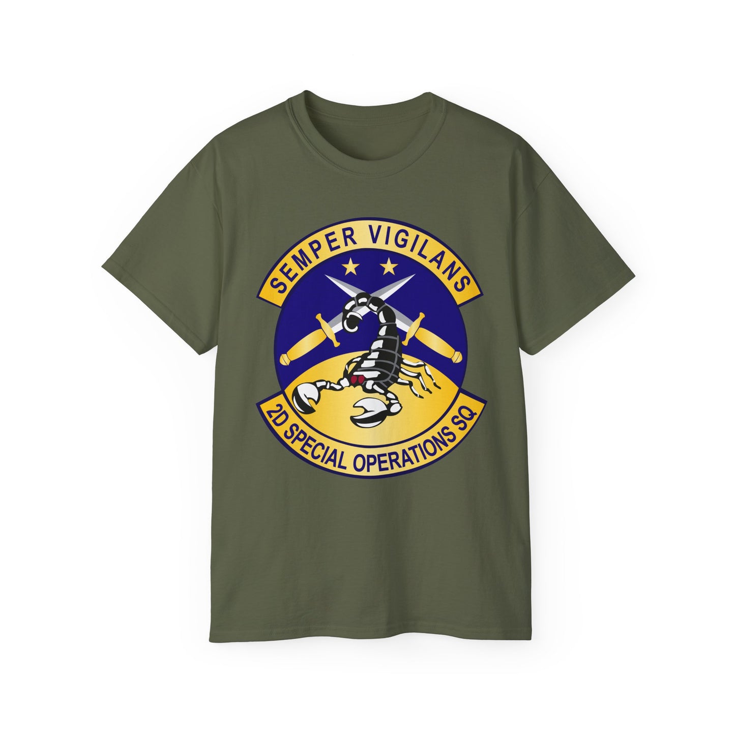 Unisex Ultra Cotton Tee - USAFSOF - 2nd Special Operations Squadron wo Txt