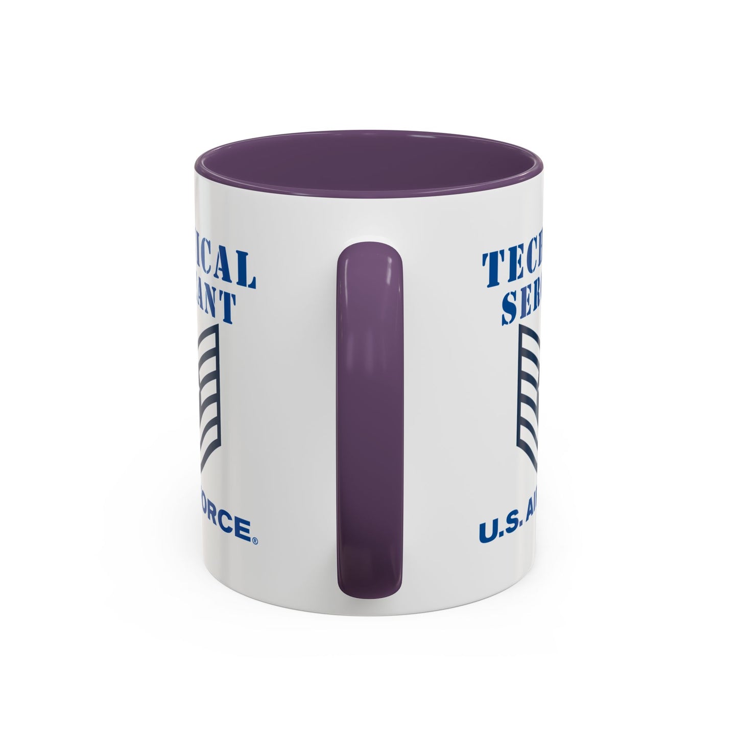 Accent Coffee Mug (11oz & 15oz) - USAF - Technical Sergeant (E6) - 2020 - US Air Force w Text X 300