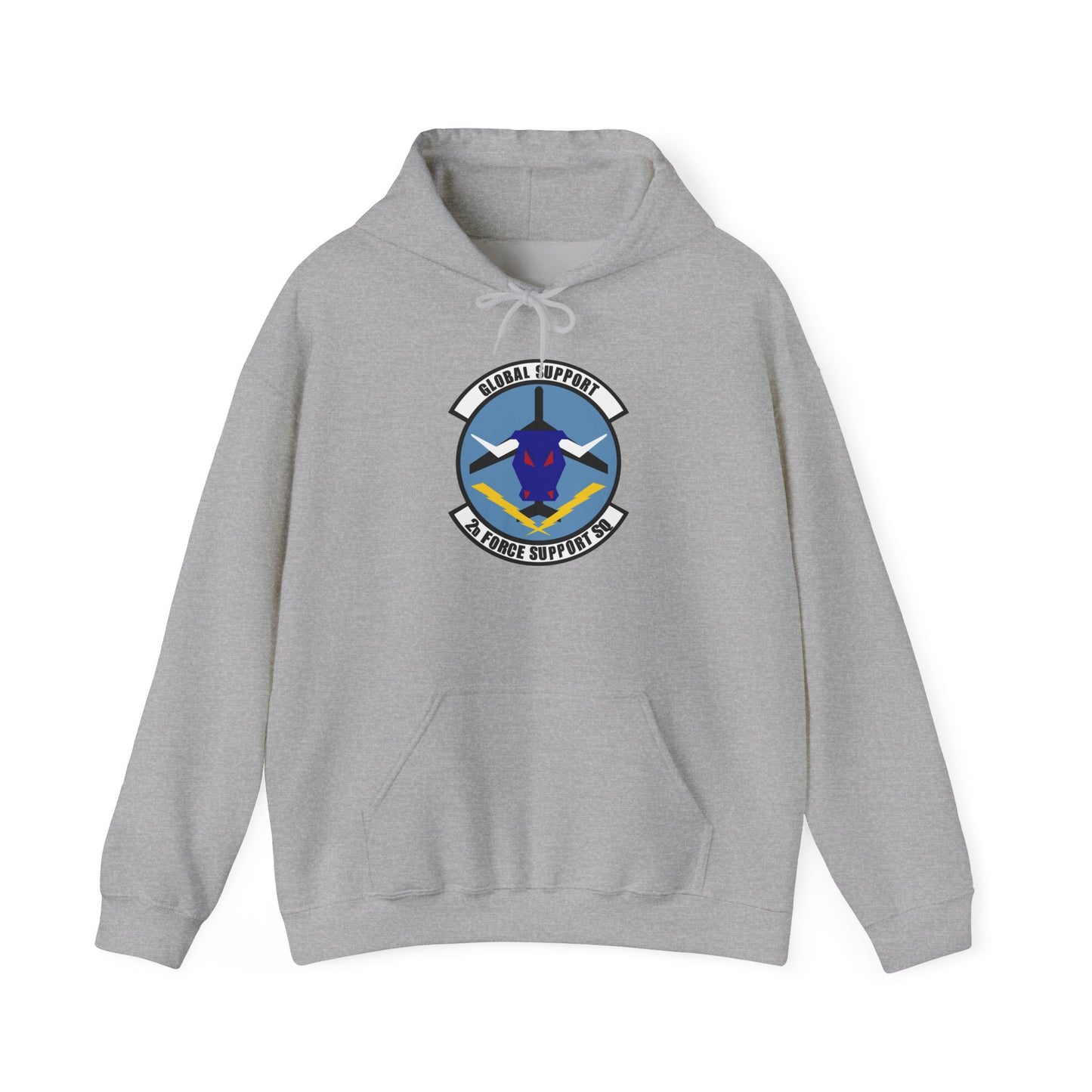 Unisex Heavy Blend Hooded Sweatshirt - USAF - 2d  Force Support Squadron wo txt