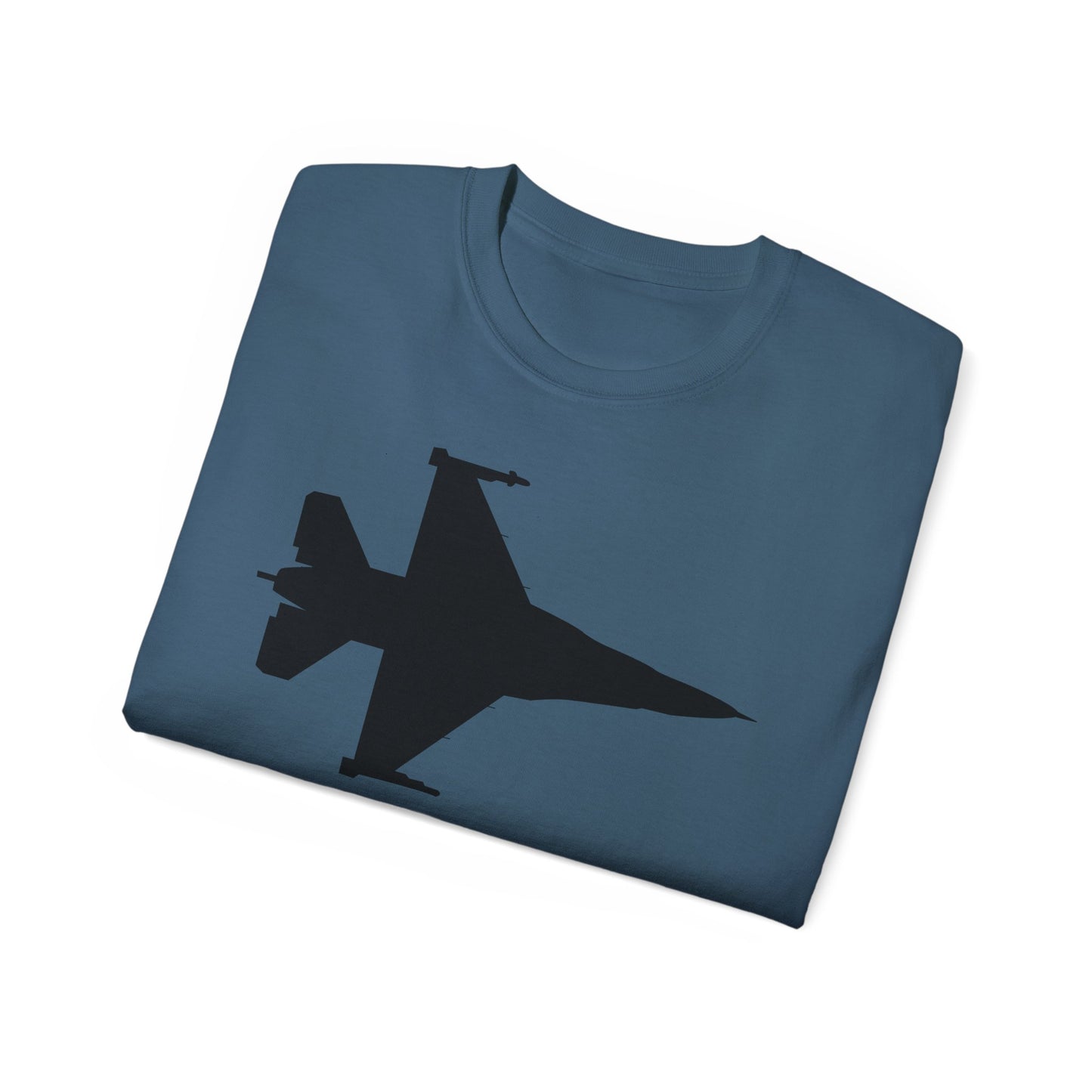 Unisex Ultra Cotton Tee - Aircraft - F-16 -Top - Silhouette - wo Txt X 300
