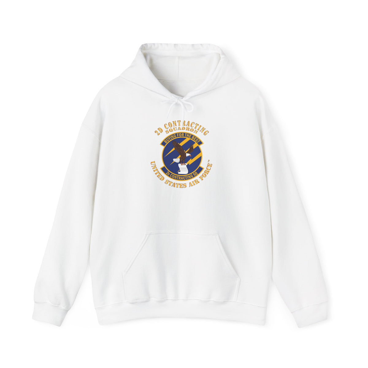 Unisex Heavy Blend Hooded Sweatshirt - USAF - 2d Contracting Squadron