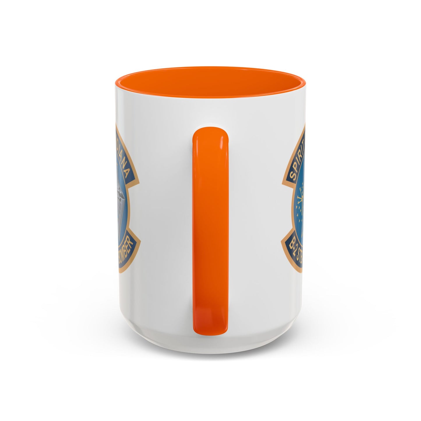Accent Coffee Mug (11oz & 15oz) - USAF - B2 - Spirit of Indiana - Stealth Bomber wo txt X 300