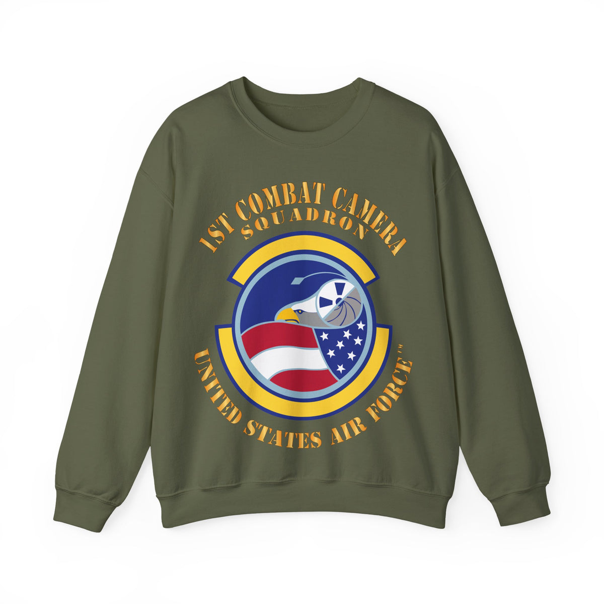 Crewneck Sweatshirt - USAF -  1st Combat Camera Squadron