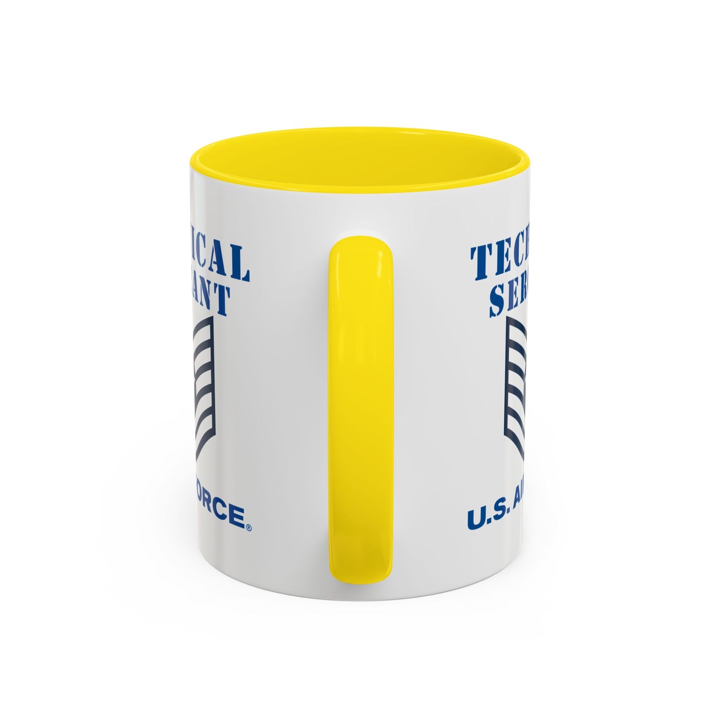 Accent Coffee Mug (11oz & 15oz) - USAF - Technical Sergeant (E6) - 2020 - US Air Force w Text X 300