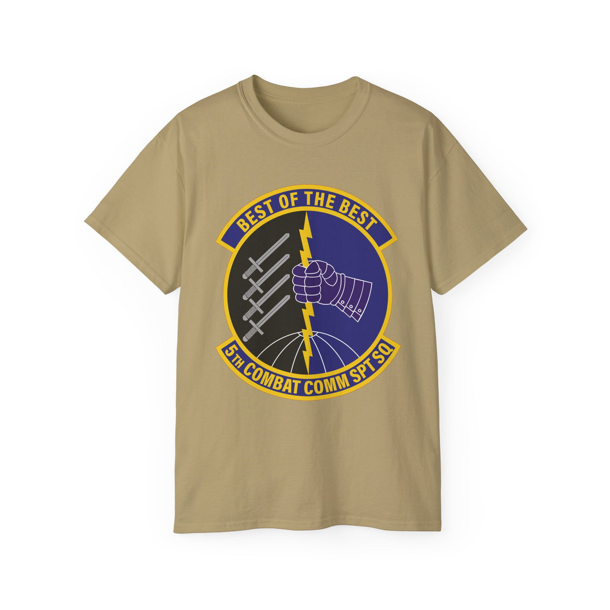 Unisex Ultra Cotton Tee - USAF - 5th Combat Communications Support Sq wo txt X 300