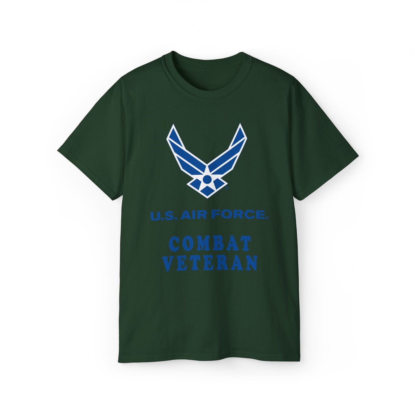 Unisex Ultra Cotton Tee - USAF - Air Force - Combat Veteran X 300