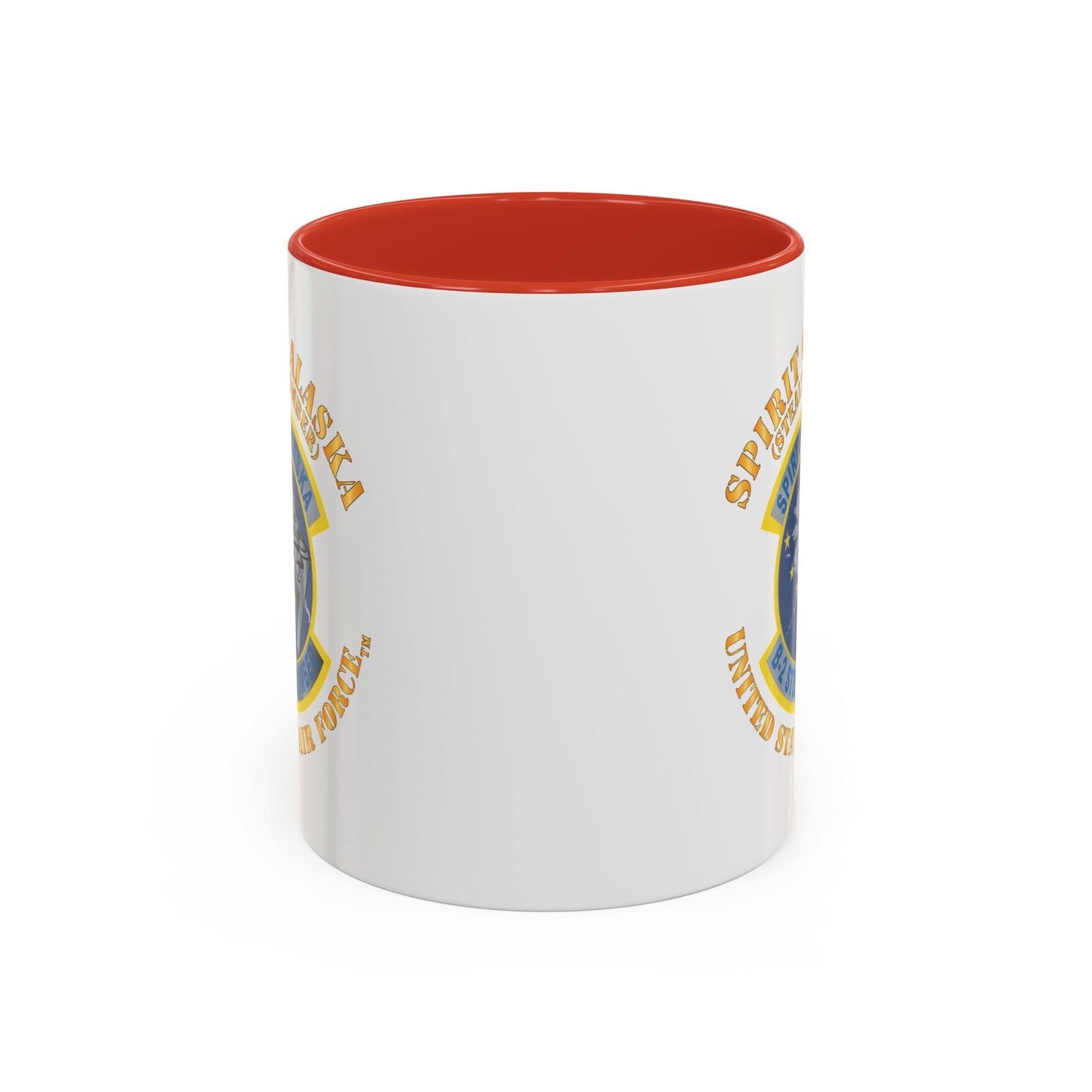 Accent Coffee Mug (11oz & 15oz) - USAF - B2 - Spirit of Alaska - Stealth Bomber X 300