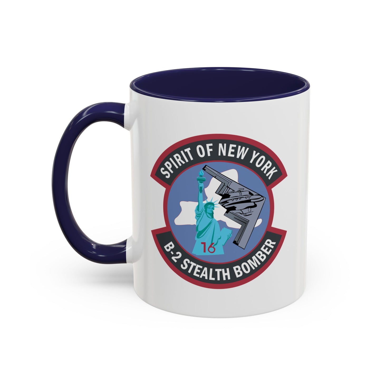Accent Coffee Mug (11oz & 15oz) - USAF - B2 - Spirit of New York - Stealth Bomber wo txt X 300