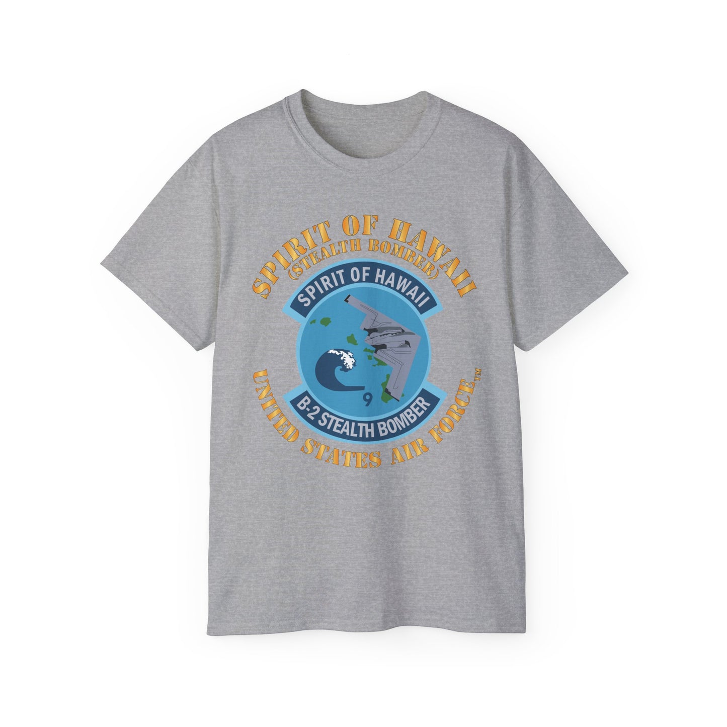 Unisex Ultra Cotton Tee - USAF - B2 - Spirit of Hawaii - Stealth Bomber X 300