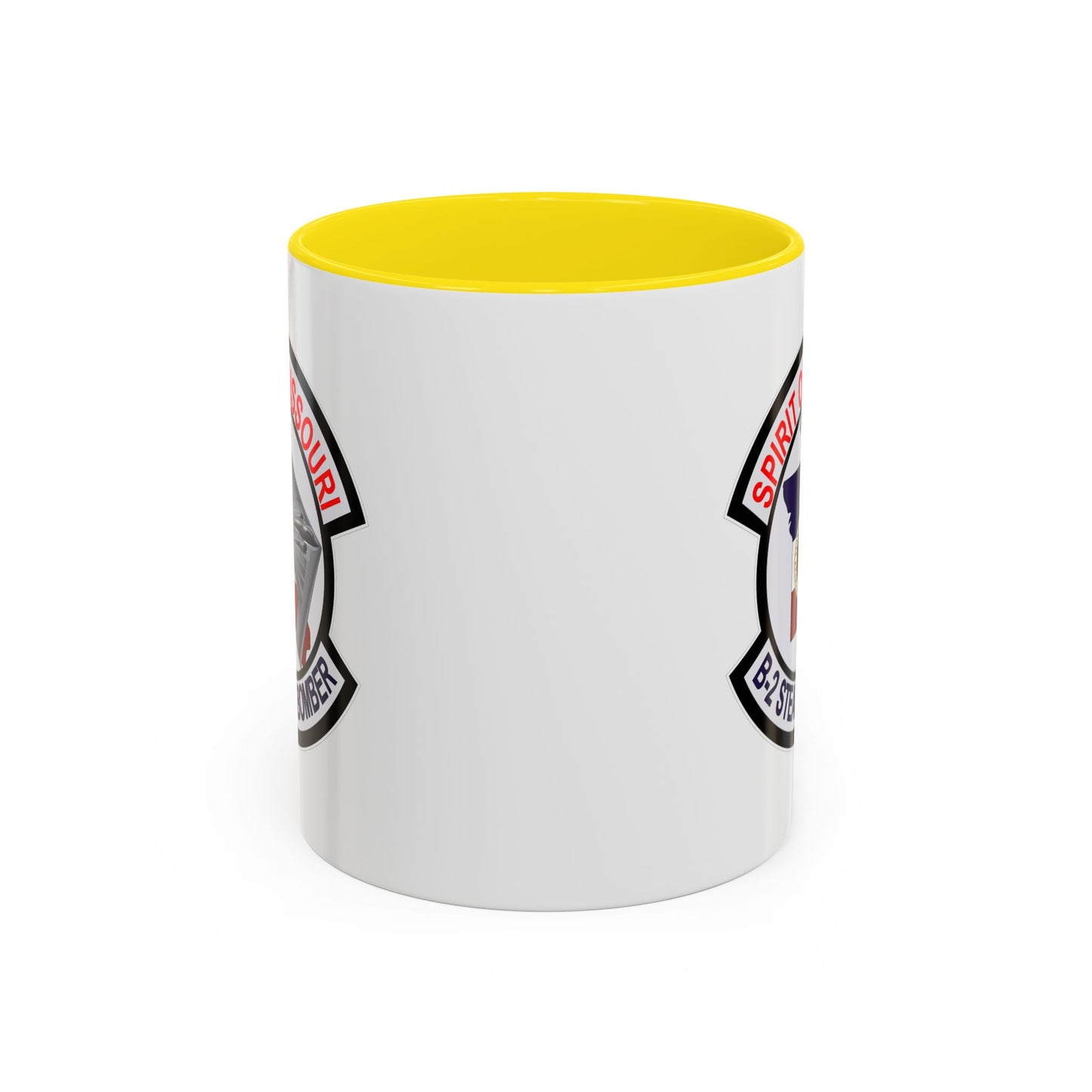 Accent Coffee Mug (11oz & 15oz) - USAF - B2 - Spirit of Missouri - Stealth Bomber wo Txt