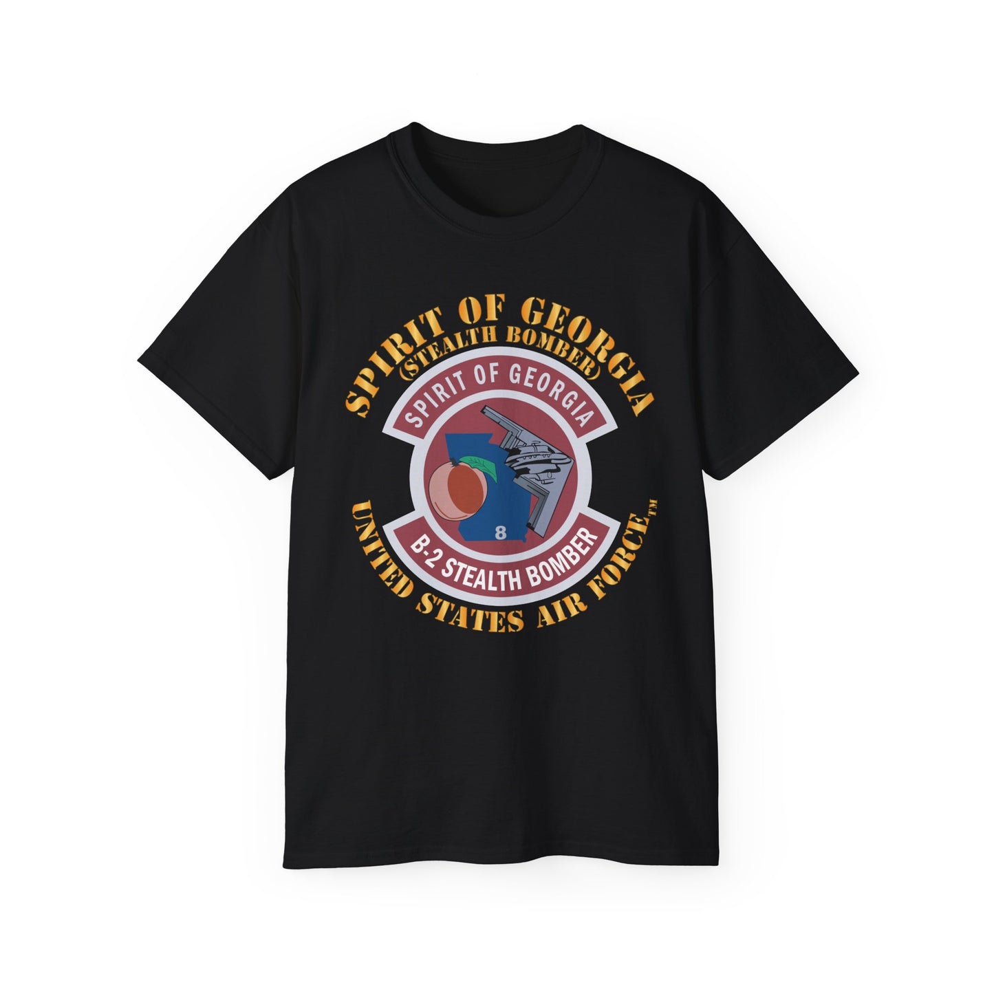Unisex Ultra Cotton Tee - USAF - B2 - Spirit of Georgia - Stealth Bomber X 300