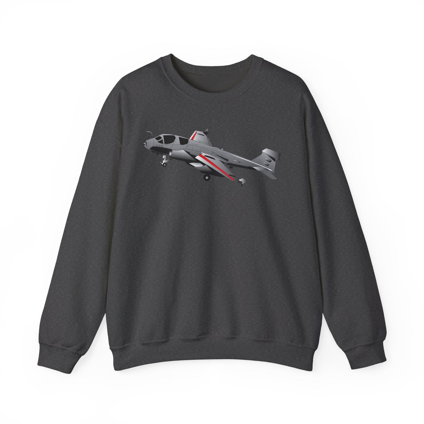 Crewneck Sweatshirt - Aircraft - Navy - A-6A Intruder X 300