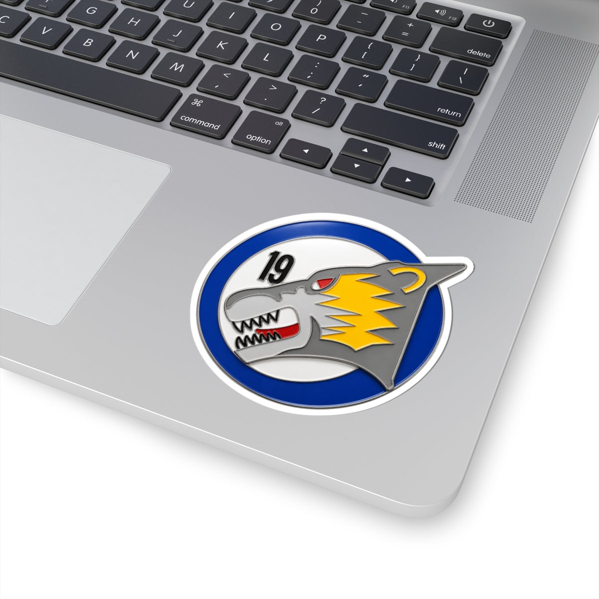 Kiss-Cut Stickers - USAF Academy 19th Cadet Squadron Patch - Wolverines - 3D - Enhanced