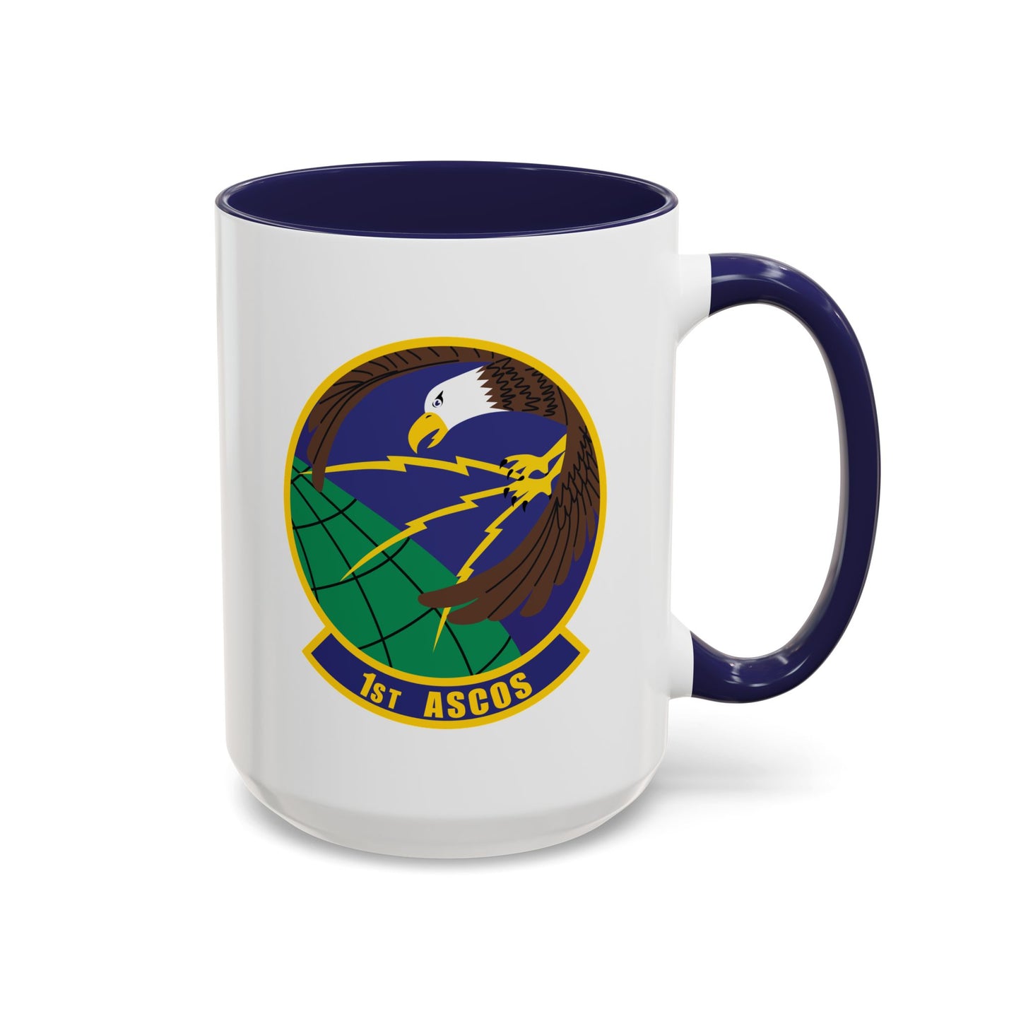 Accent Coffee Mug (11oz & 15oz) - USAF - 1st Air & Space Communications Operations Sq wo txt X 300