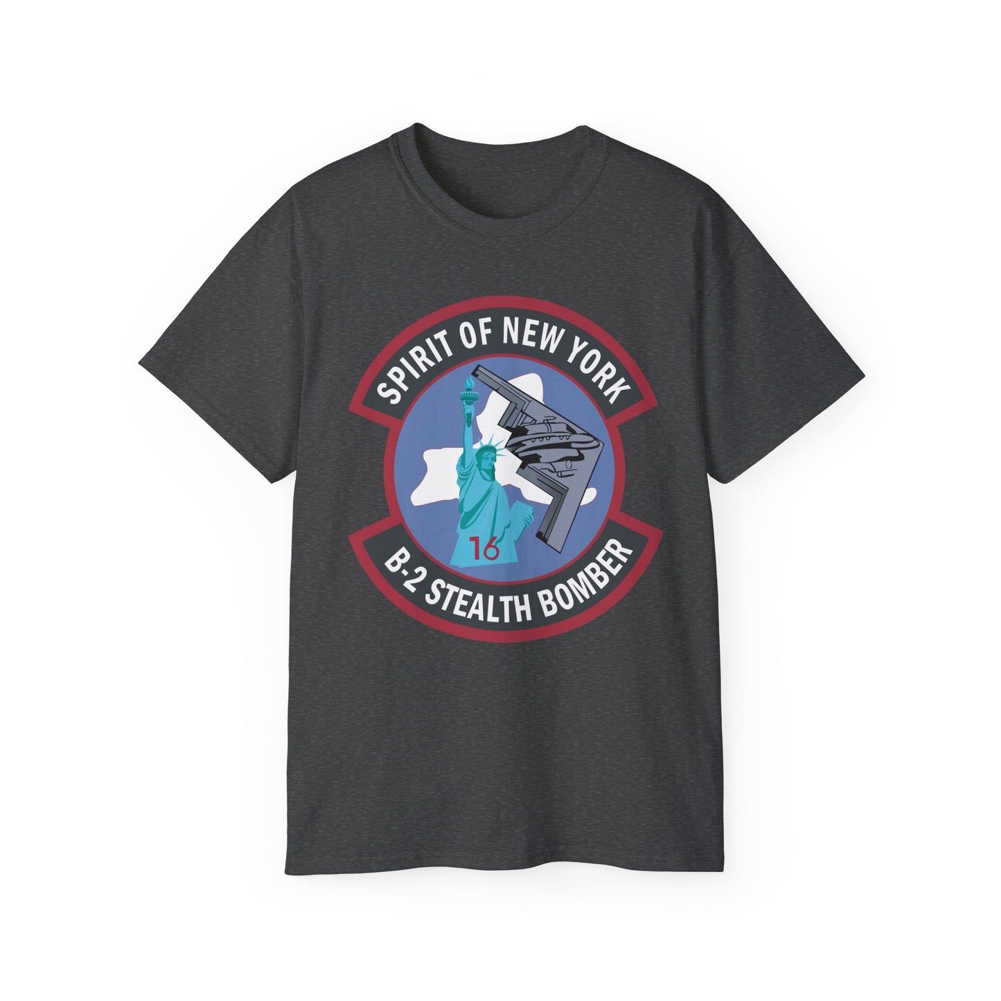 Unisex Ultra Cotton Tee - USAF - B2 - Spirit of New York - Stealth Bomber wo txt X 300