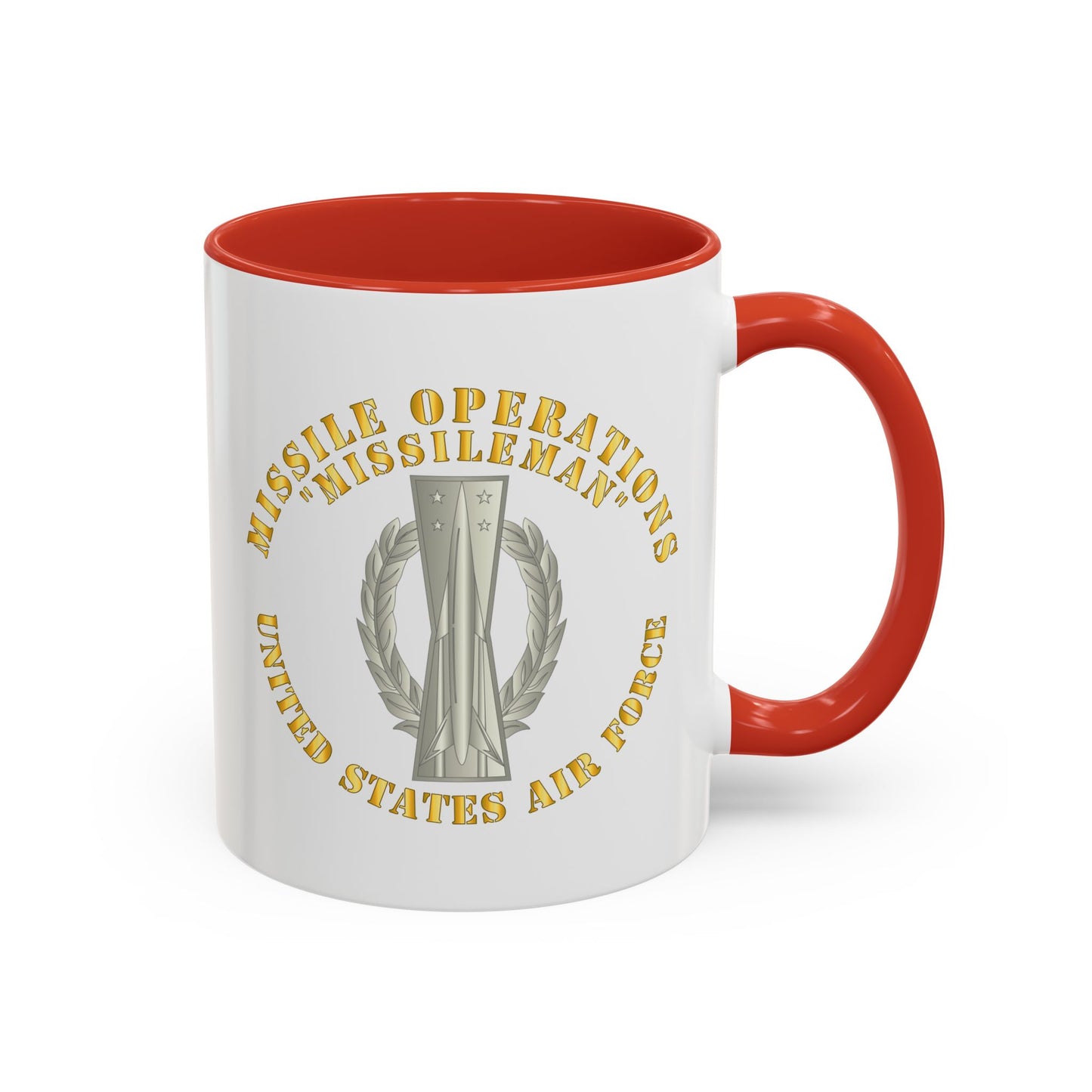Accent Coffee Mug (11oz & 15oz) - USAF - Missile Operations - Missileman - Basic