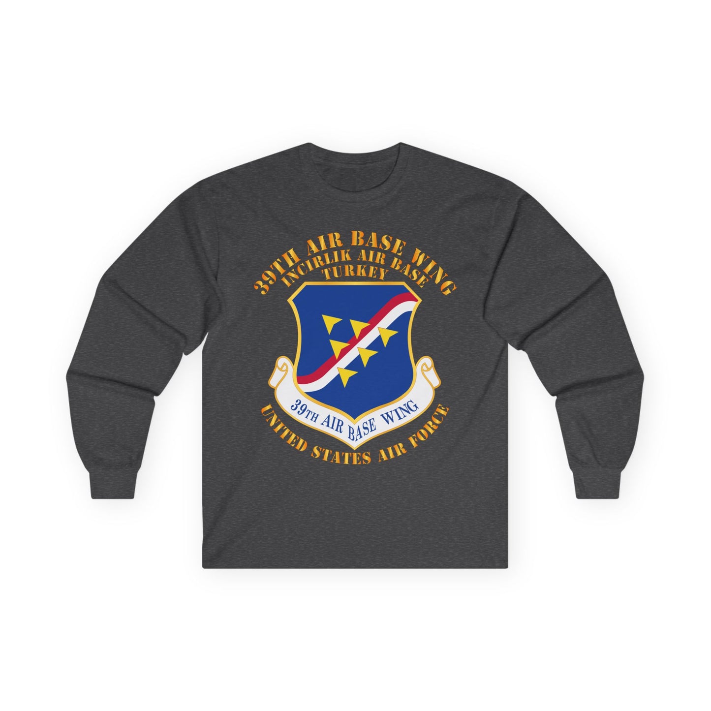 Unisex Ultra Cotton Long Sleeve Tee - USAF - 39th Airbase Wing - 3rd AF - Incirlik Air Base - Turkey