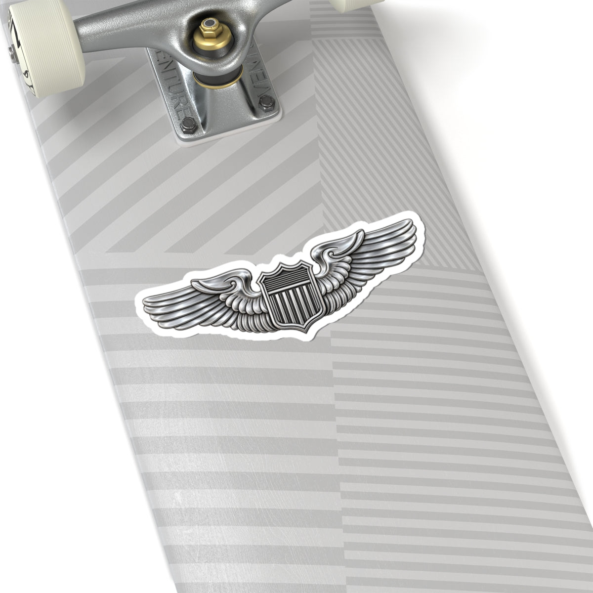Kiss-Cut Stickers - USAF - Basic Pilot Badge wo Txt - 3D - Enhanced