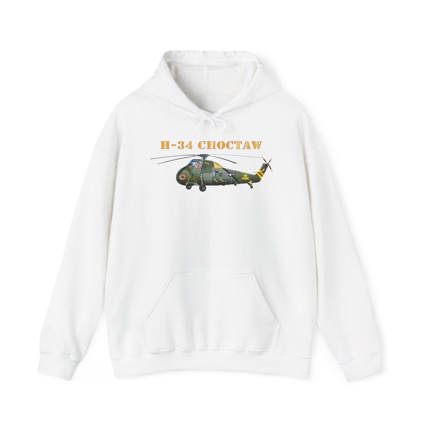 Unisex Heavy Blend Hooded Sweatshirt - H-34 Choctaw with Txt X 300