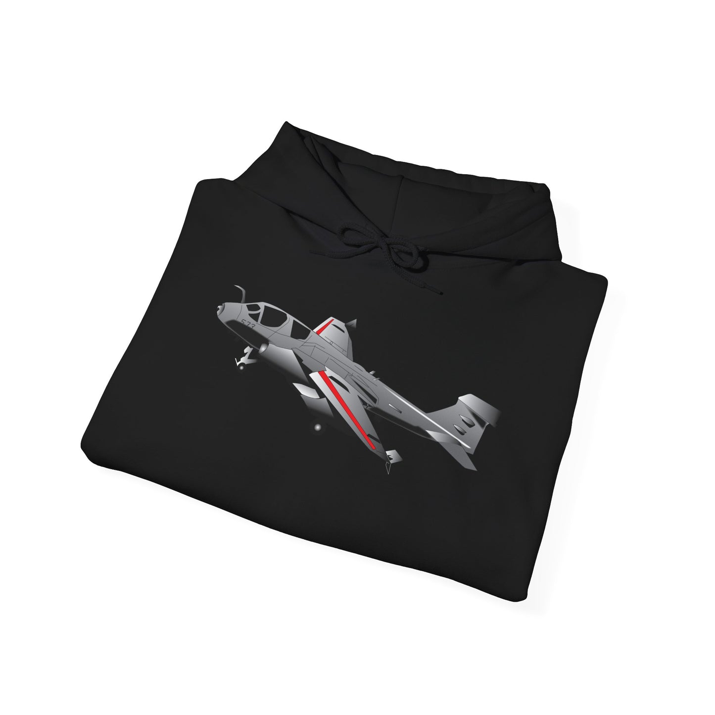 Unisex Heavy Blend Hooded Sweatshirt - Aircraft - Navy - A-6A Intruder X 300