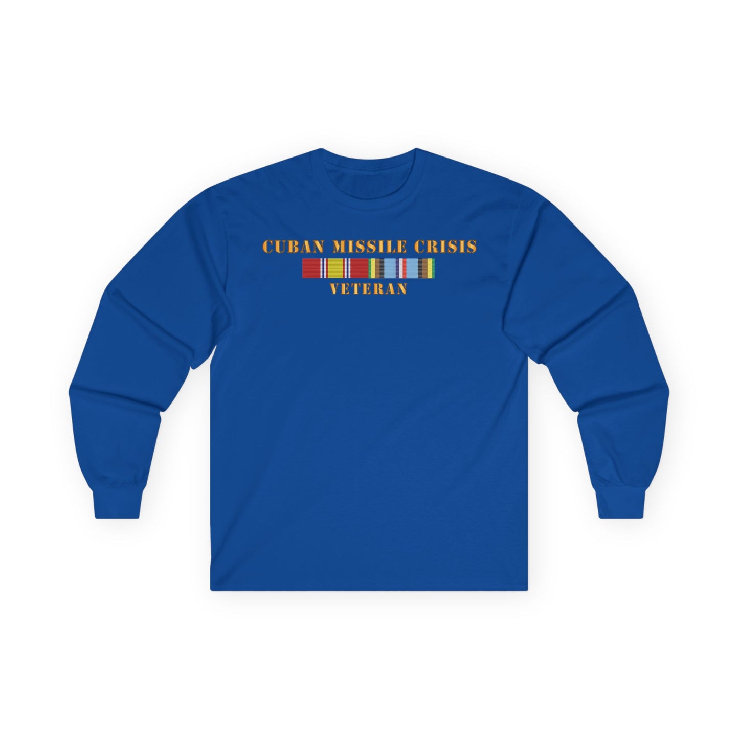 Unisex Ultra Cotton Long Sleeve Tee - USAF - Cuban Missile Crisis w AFEM COLD SVC X 300