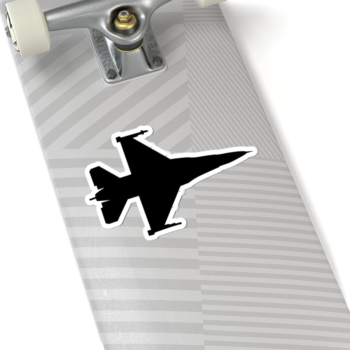 Kiss-Cut Stickers - Aircraft - F-16 -Top - Silhouette - wo Txt X 300