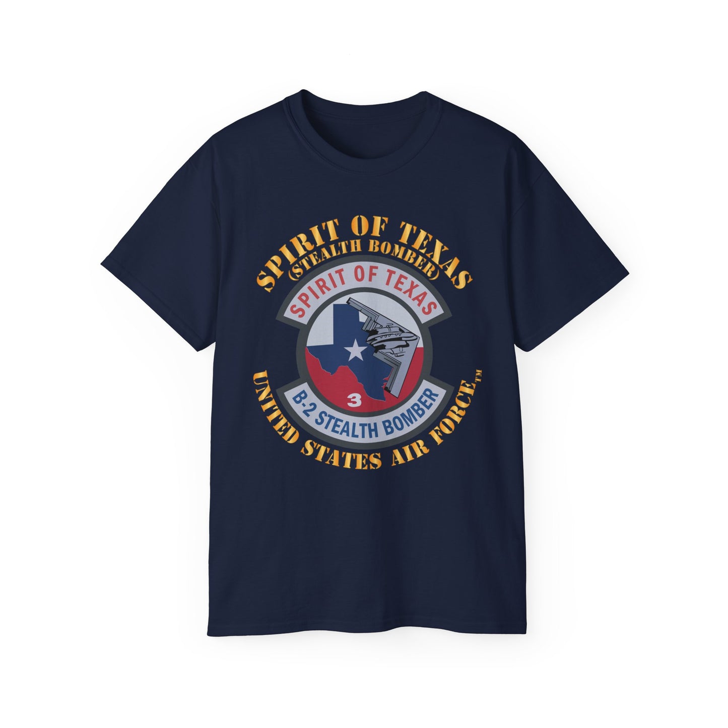 Unisex Ultra Cotton Tee - USAF - B2 - Spirit of Texas - Stealth Bomber X 300