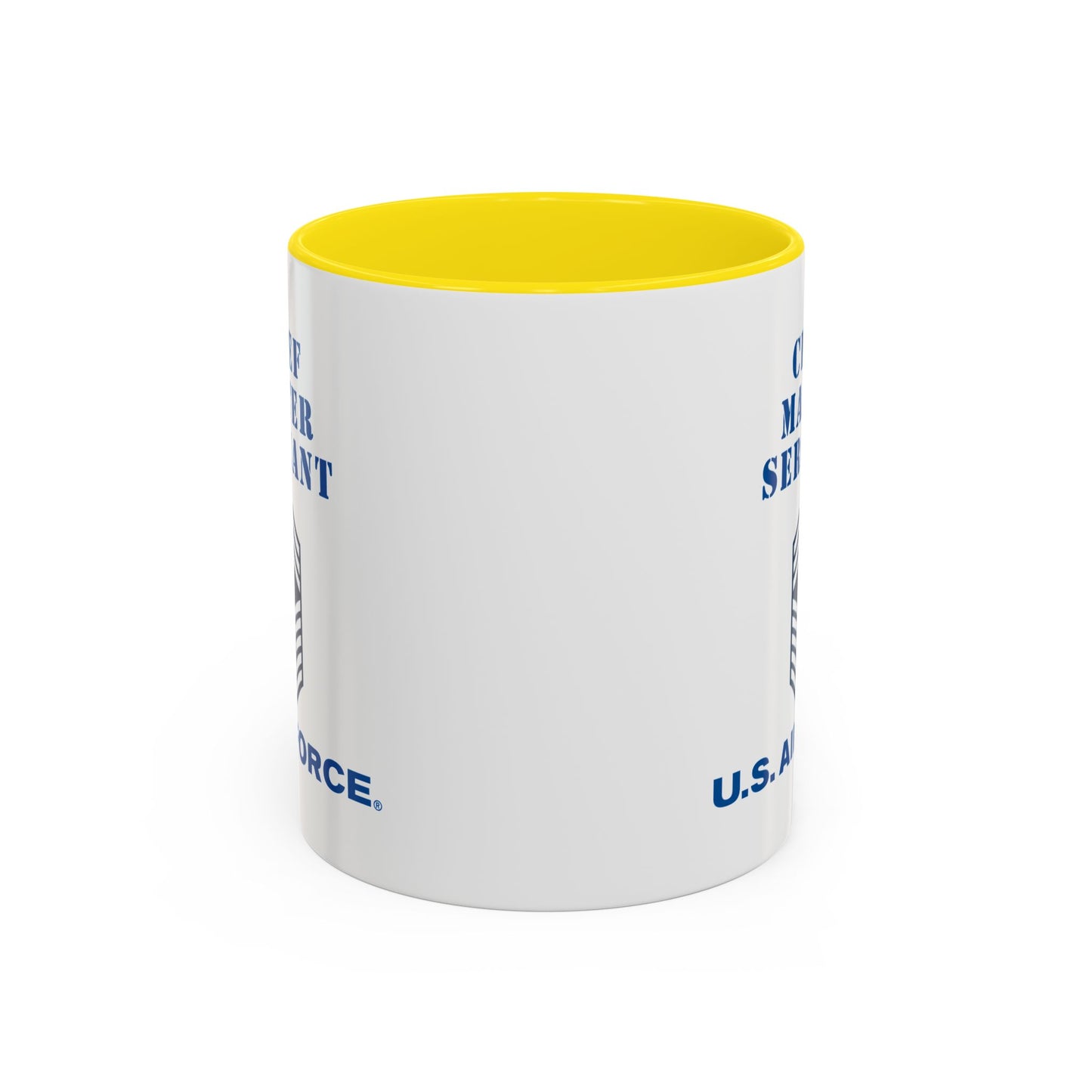 Accent Coffee Mug (11oz & 15oz) - USAF - Chief Master Sergeant (E9a) - 2020 - US Air Force w Text X 300