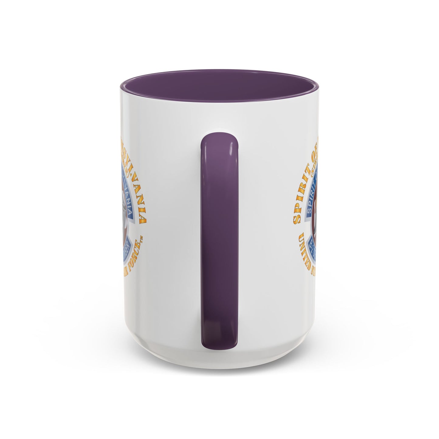 Accent Coffee Mug (11oz & 15oz) - USAF - B2 - Spirit of Pennsylvania Stealth Bomber X 300