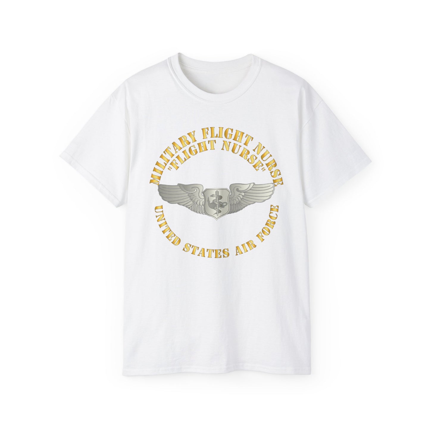 Unisex Ultra Cotton Tee - USAF - Military Flight Nurse - Flight Nurse - Basic