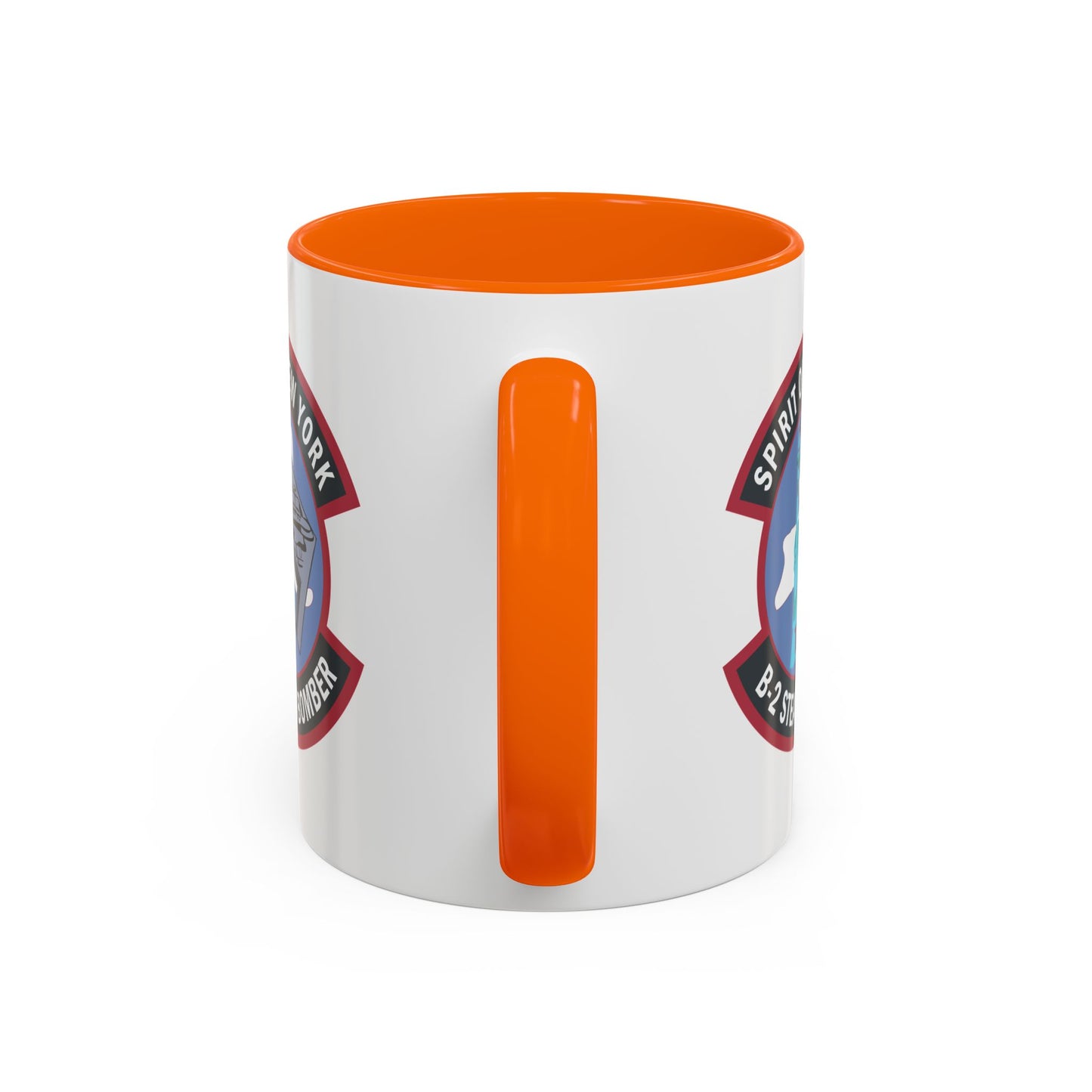 Accent Coffee Mug (11oz & 15oz) - USAF - B2 - Spirit of New York - Stealth Bomber wo txt X 300