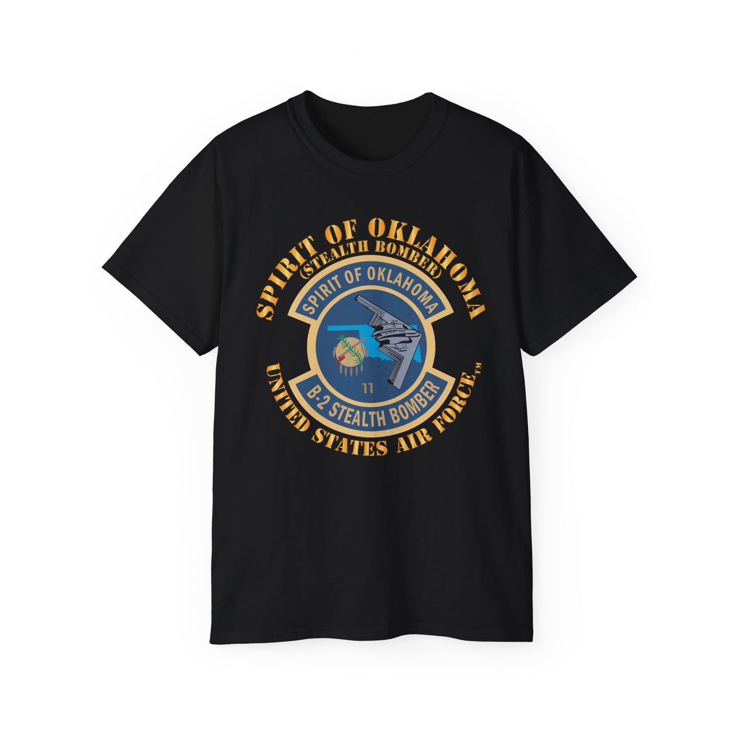 Unisex Ultra Cotton Tee - USAF - B2 - Spirit of Oklahoma - Stealth Bomber X 300