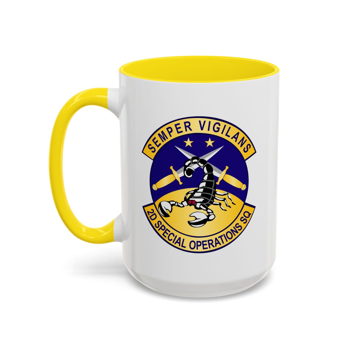 Accent Coffee Mug (11oz & 15oz) - USAFSOF - 2nd Special Operations Squadron wo Txt