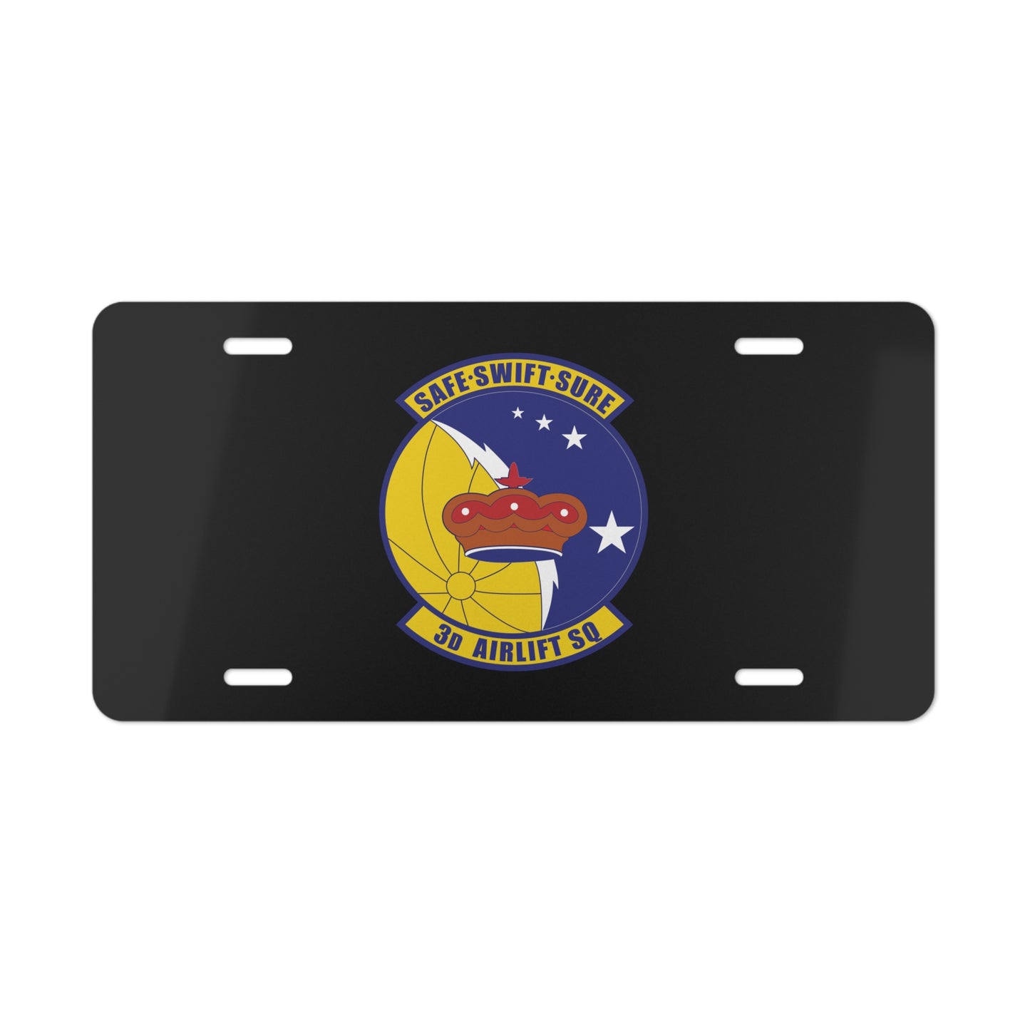 License Plate - USAF - 3rd Airlift Squadron wo txt