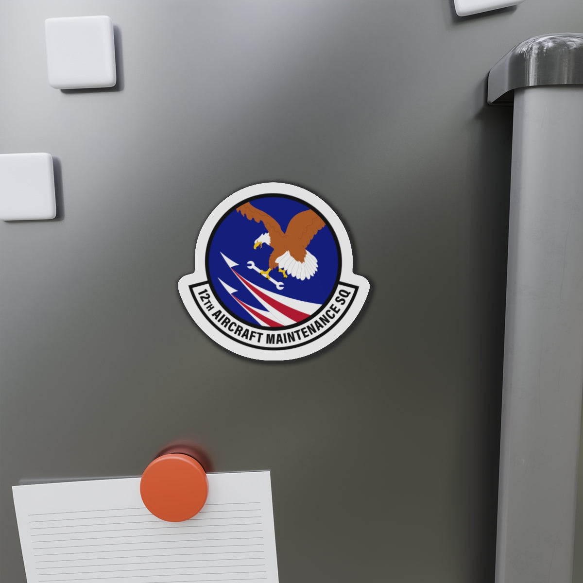 Die-Cut Magnet - USAF - 12th Aircraft Maintenance Squadron wo txt