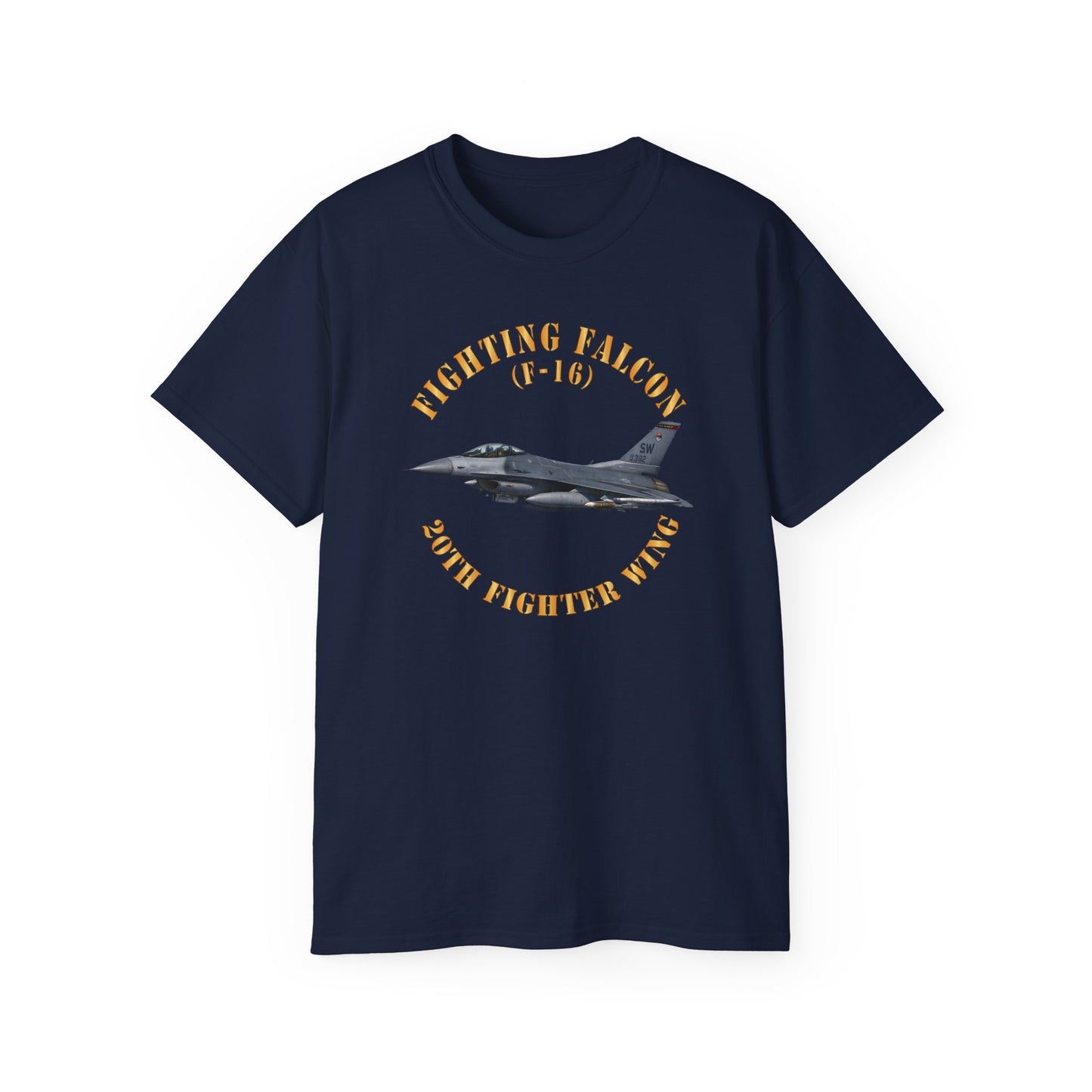 Unisex Ultra Cotton Tee - USAF - F-16 Fighting Falcon - 20th Fighter Wing X 300
